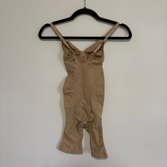 Skims Seamless Sculpt Mid-Thigh Shapewear Clay Bodysuit - Size Large / X-Large - Picture 2 of 5